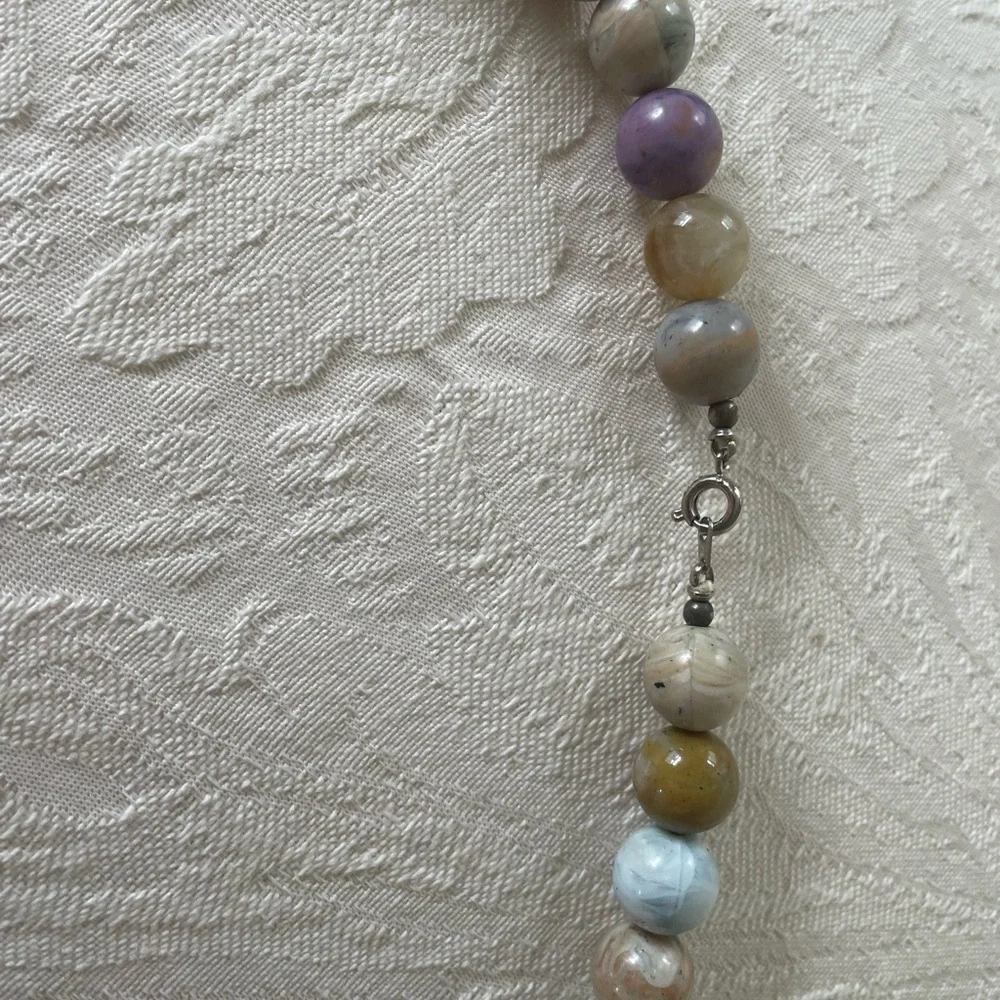 Vintage Beaded Necklace Candy Shape Beads Multicolors‎